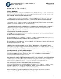 Chromium Fact Sheet, P-44593