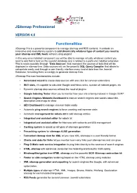 Jsitemap Professional Functionalities