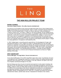 The High Roller Project Team