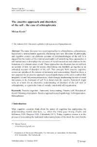 The Enactive Approach and Disorders of the Self - the Case of Schizophrenia