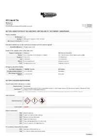 421 Liquid Tin Mektronics Version No: 6.11 Issue Date: 03/01/2019 Safety Data Sheet According to WHS and ADG Requirements Print Date: 03/01/2019 L.GHS.AUS.EN
