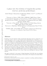 A Glance Into the Evolution of Template-Free Protein Structure Prediction Methodologies Arxiv:2002.06616V2 [Q-Bio.QM] 24 Apr 2
