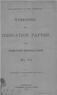 Irrigation Papers