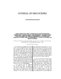 Journal of Discourses