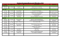 Termine Kreisjugendfeuerwehr Miltenberg 2020