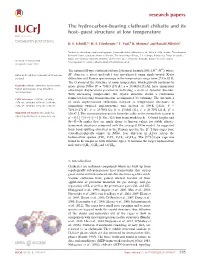 The Hydrocarbon-Bearing Clathrasil Chibaite and Its Host-Guest Structure