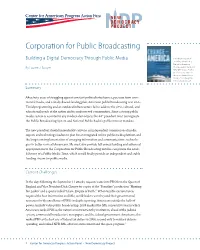 Corporation for Public Broadcasting