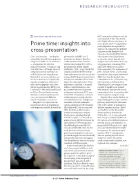 Insights Into Cross-Presentation