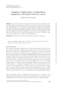 Adaptive Collaboration, Collaborative Adaptation: Filming the Mamet Canon