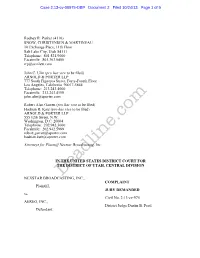 Deadline.Com, INC., COMPLAINT Plaintiff, JURY DEMANDED Vs