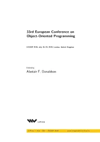 Lipics-ECOOP-2019-0.Pdf (0.5