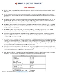 Maple Grove Transit Overview