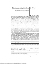 Understanding Victory Dan Reiter and Allan C