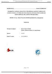 A Prospective, Multicenter, Phase-II Trial of Ibrutinib Plus Venetoclax In