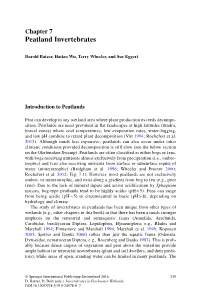 Chapter 7 Peatland Invertebrates