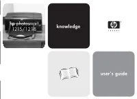 Hp Photosmart 1215/1218 Knowledge User's Guide