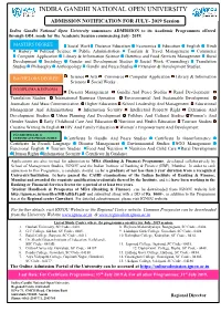 Indira Gandhi National Open University