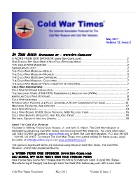 May 2011 Volume 12, Issue 2
