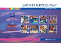 (PDF) Foundation Stage, Early Years: Learning Through Play