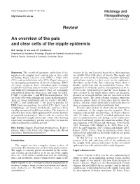 Review an Overview of the Pale and Clear Cells of the Nipple Epidermis