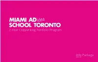 2-Year Copywriting Portfolio Program Info Package