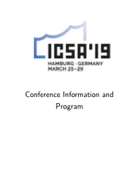 Conference Information and Program