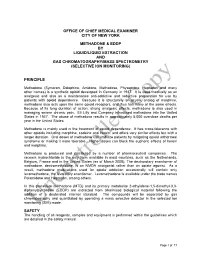Methadone & EDDP by Liquid/Liquid Extraction and Gas