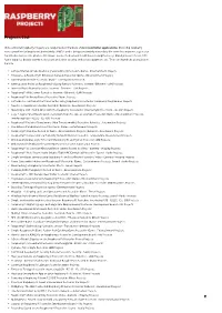 Projects List