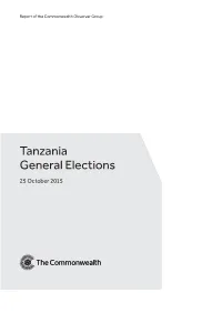 Tanzania General Elections