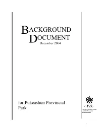 Cat-Skiing & Snowmobiling, and All the Park Users and Stakeholders Who Willingly Shared Their Knowledge and Interest in the Park