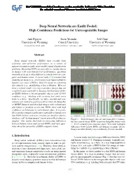 Deep Neural Networks Are Easily Fooled: High Conﬁdence Predictions for Unrecognizable Images
