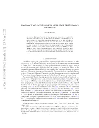 Arxiv:1805.04879V2 [Math.AT] 23 Mar 2021 Rca Oei Ahmtclpyisadtegoer Fmanifolds