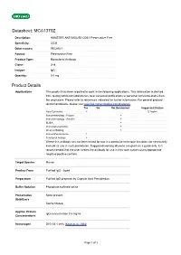 Datasheet: MCA1370Z Product Details