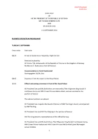 Draft Business Delegation Program