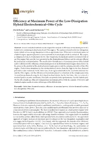 Efficiency at Maximum Power of the Low-Dissipation Hybrid