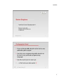 Game Engines
