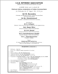 Iob Retirees' Association