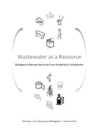 Wastewater As a Resource