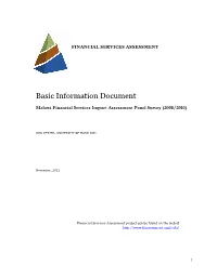 Basic Information Document