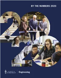 BY the NUMBERS 2020 Table of Contents