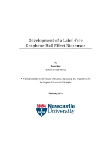Development of a Label-Free Graphene Hall Effect Biosensor