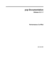 Pcp Documentation Release 5.3.1-1