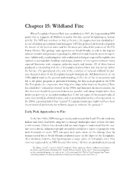 Chapter 15: Wildland Fire