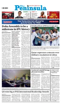 Doha Assembly to Be a Milestone in IPU History