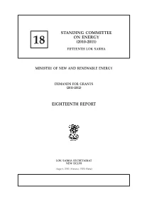 Eighteenth Report