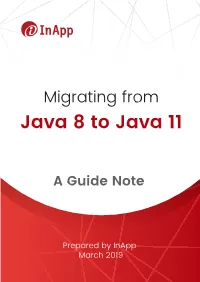 Java 8 to Java 11