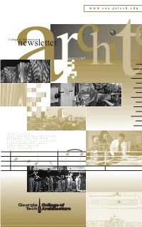 Newsletter of Architecture E Summer/Fallc2005h R I 5 C a T6 7