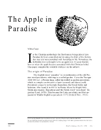 The Apple in Paradise