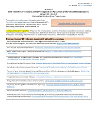 Virtual Presentations