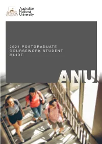 2021 Postgraduate Coursework Student Guide Message from the Vice Chancellor